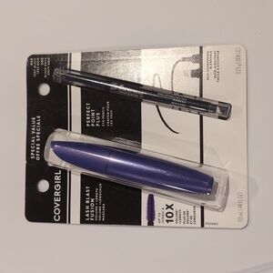 CoverGirl LashBlast Fusion 2pcs. Mascara 860 VERY BLACK + 200 BLACK ONYX Pencil